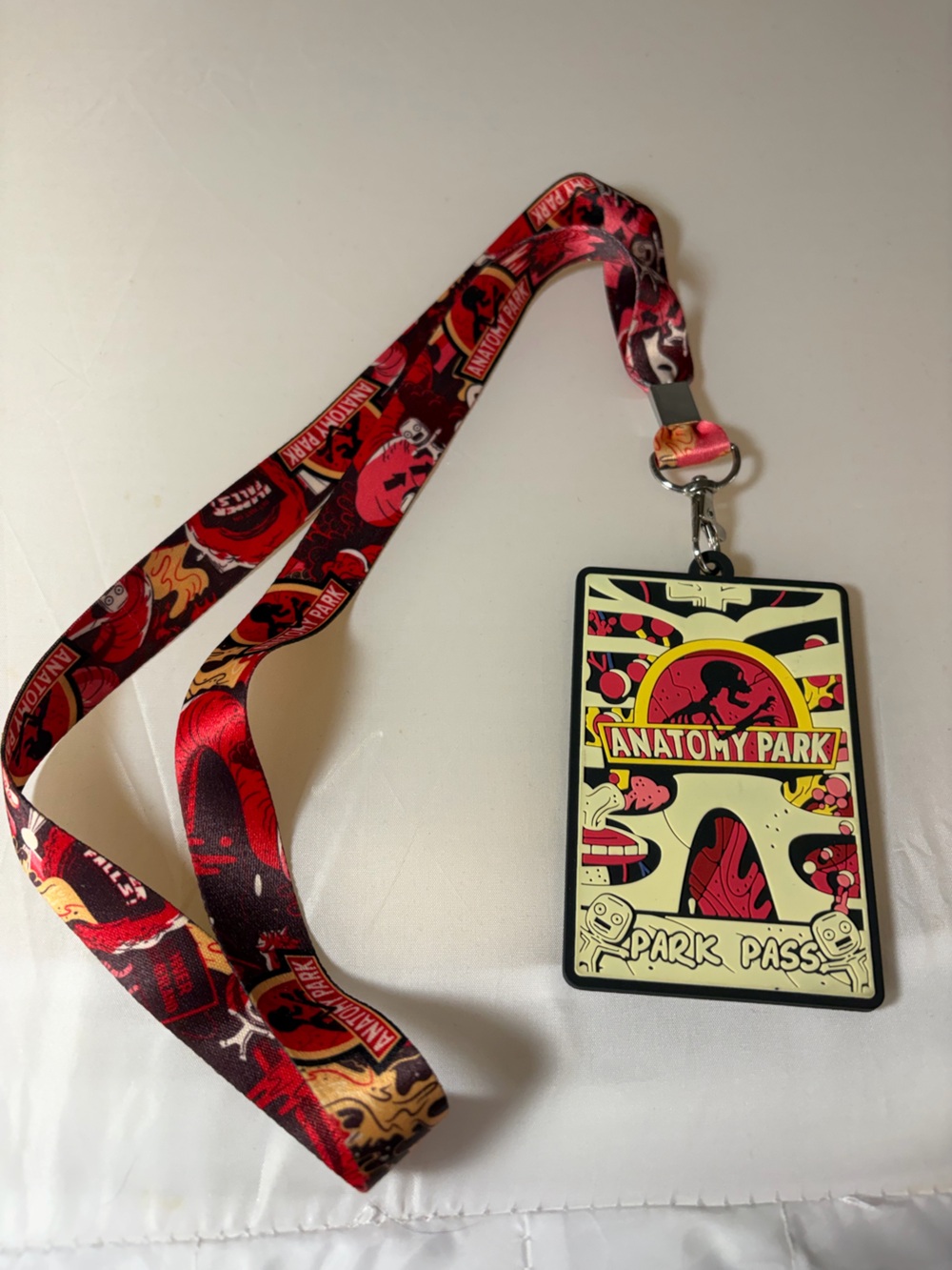 Adult Swim Ricky & Morty Anatomy Park Pass Lanyard